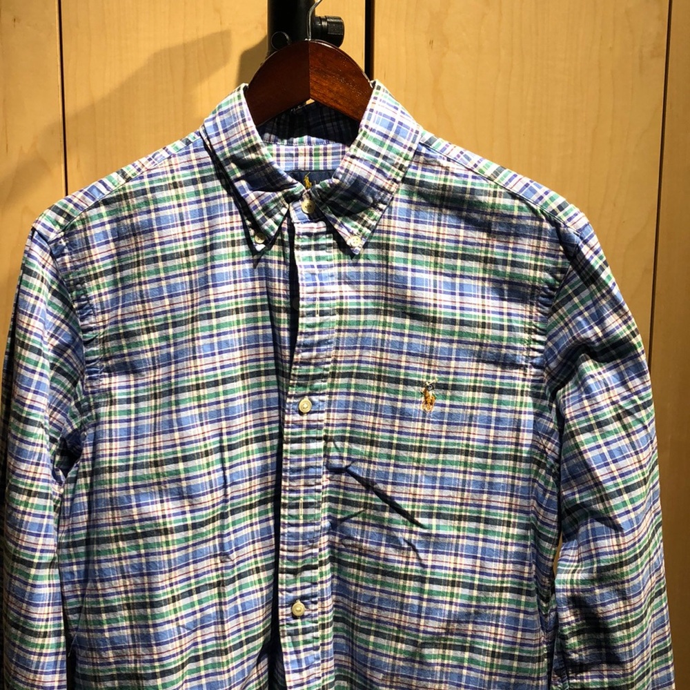 RL plaid button down